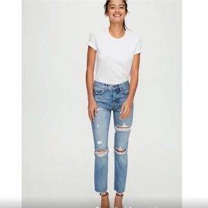 GRLFRND Karolina High Rise Skinny Jeans A Little More Love Distressed 26